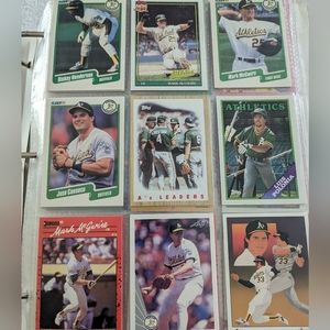 Athletics Baseball Card Bundle